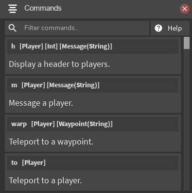county jail roleplay commands.